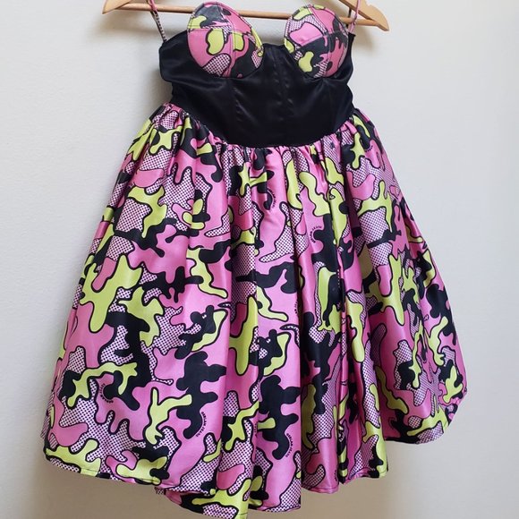 Gerlan Jeans x Minnie Mouse Disney RARE Runway Capsule Collection Mini Dress - Picture 1 of 14